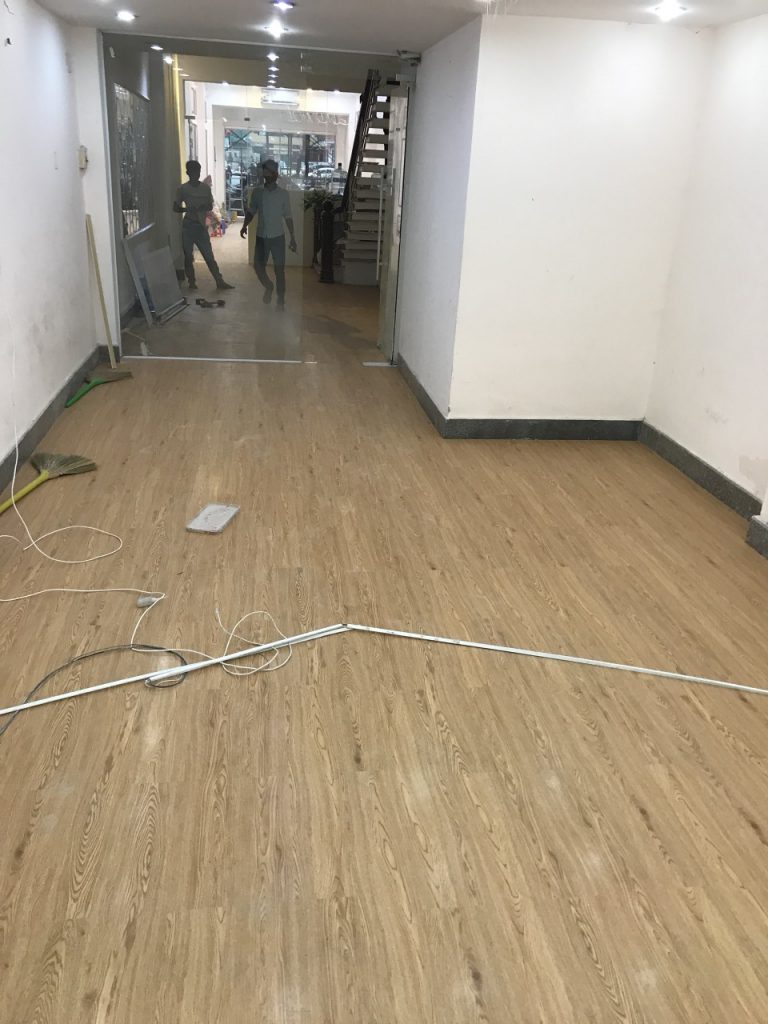 Công trình Sàn nhựa vân gỗ KW108