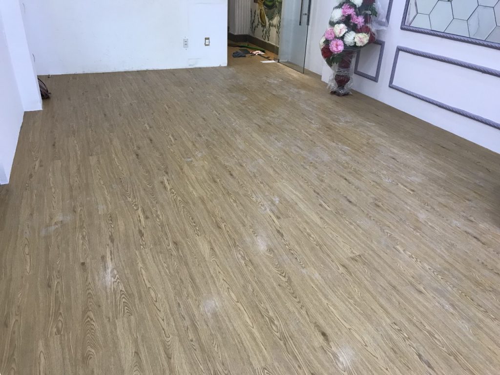 Công trình Sàn nhựa vân gỗ KW108