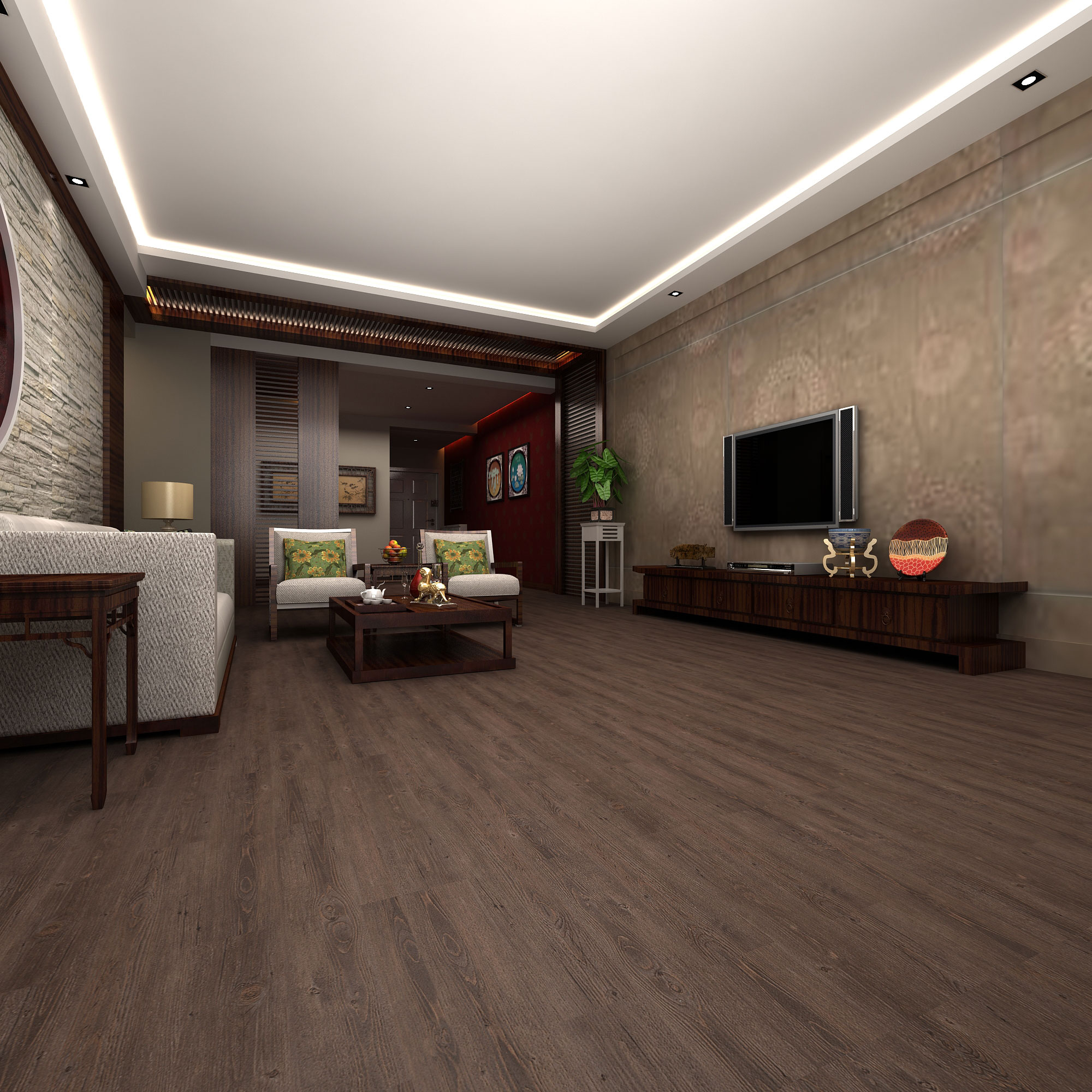 Sàn nhựa vân gỗ Kerndean KW124