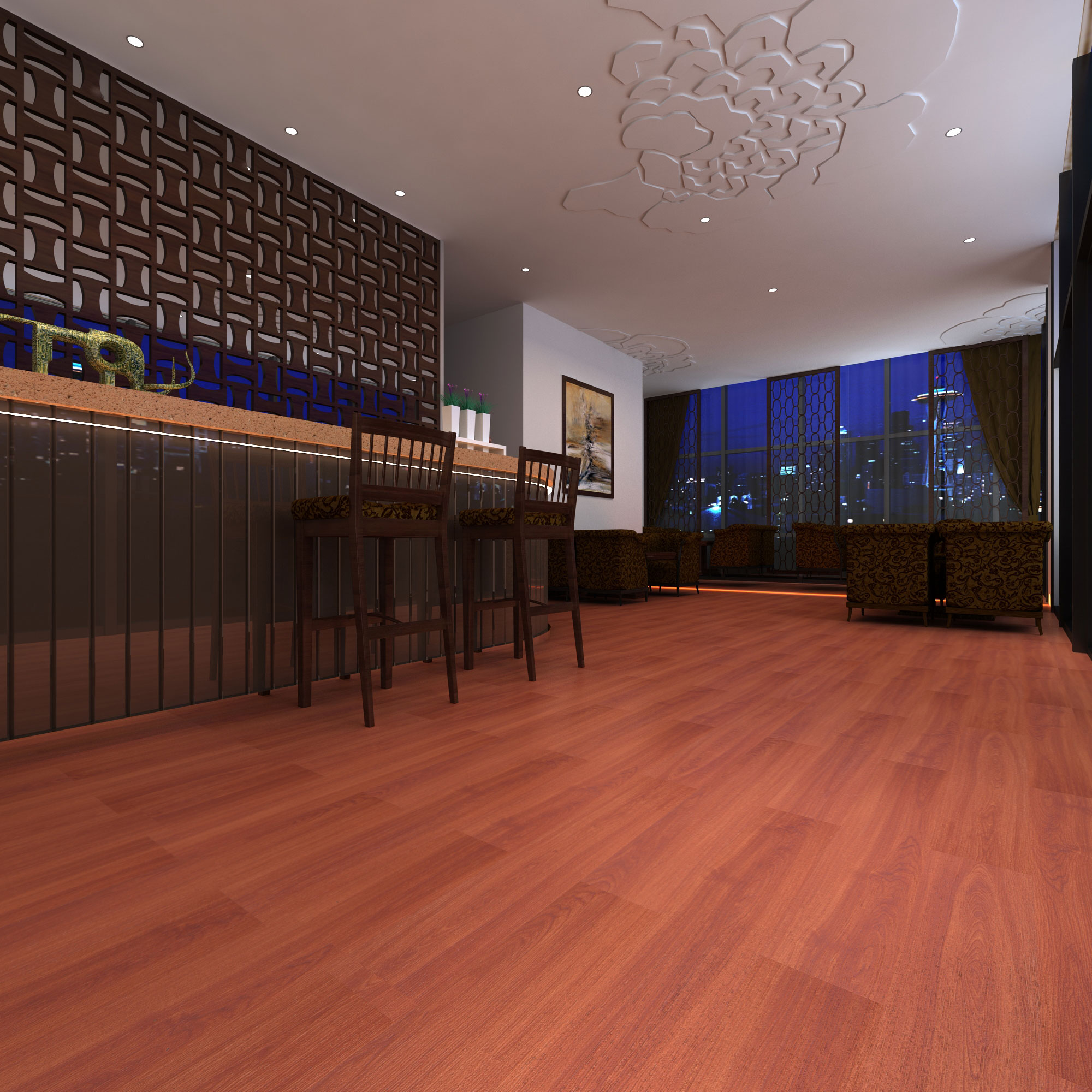 Sàn nhựa vân gỗ Kerndean KW135